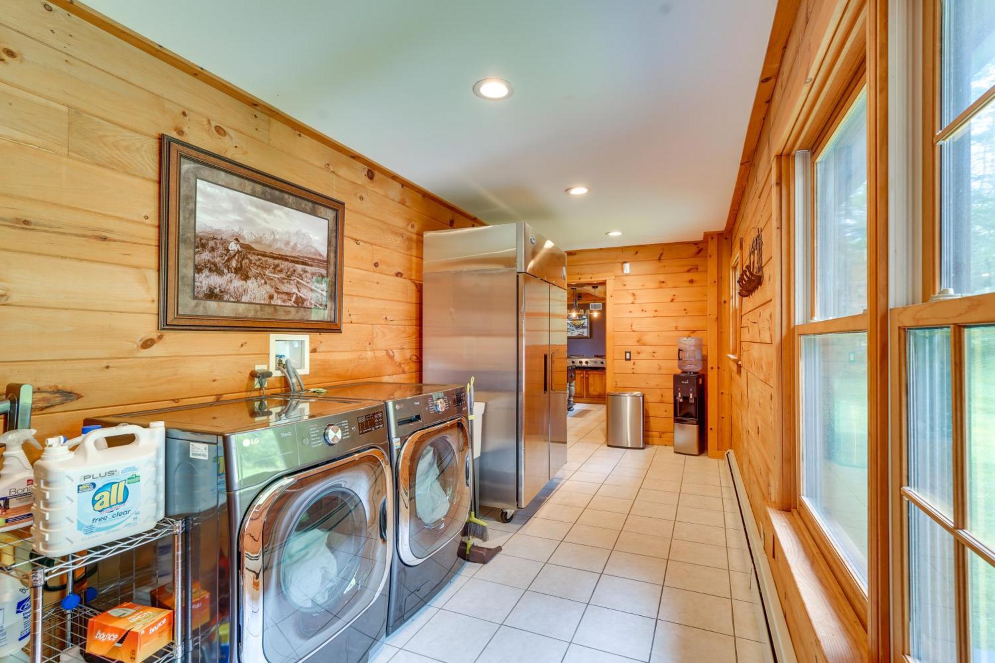 Luxury Log Cabin With Ev Charger And Mtn Views! Blairstown Zewnętrze zdjęcie